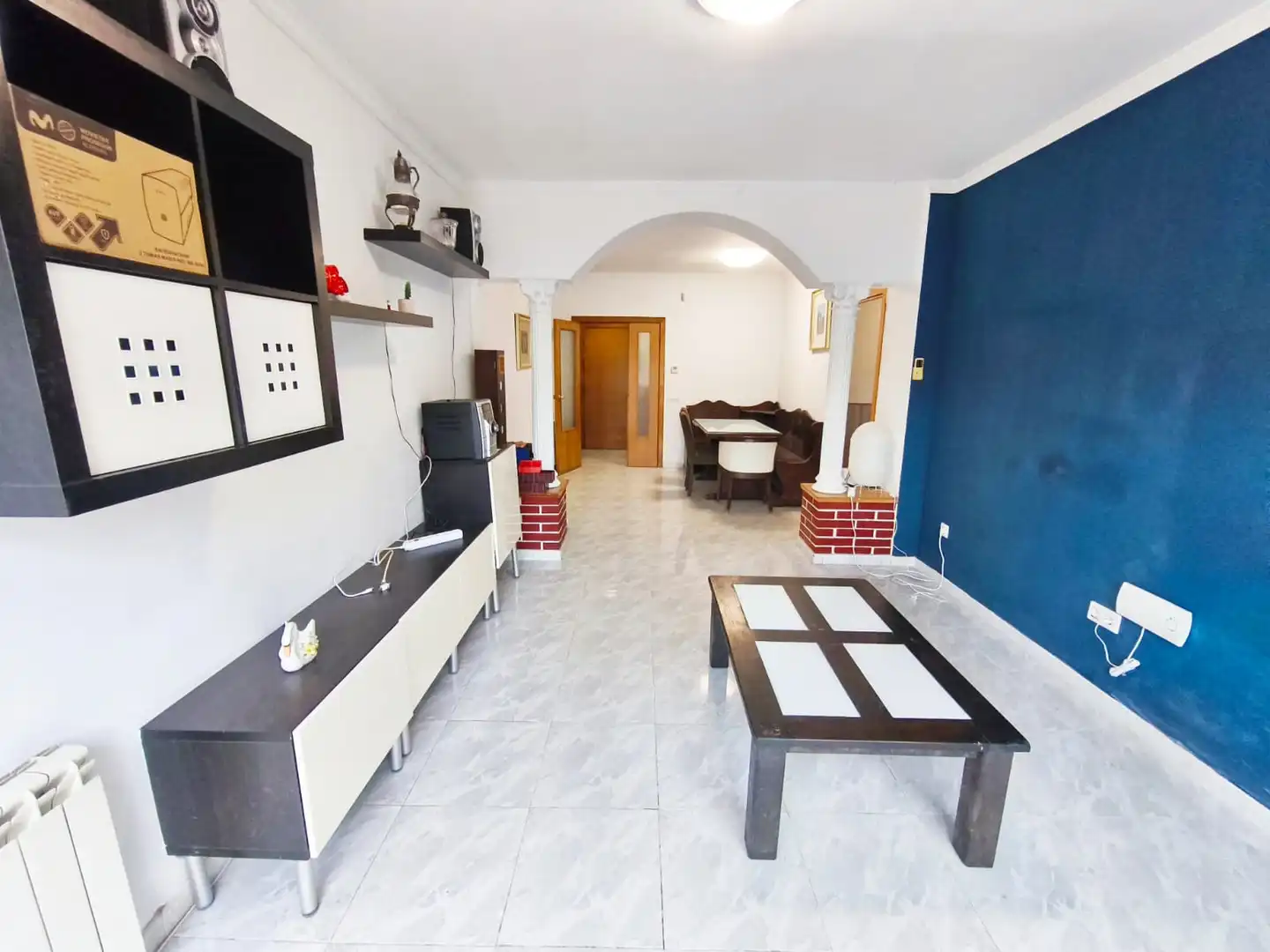 Sala de estar de Piso en venta en Lloret de Mar con Calefacción, Jardín privado y Terraza