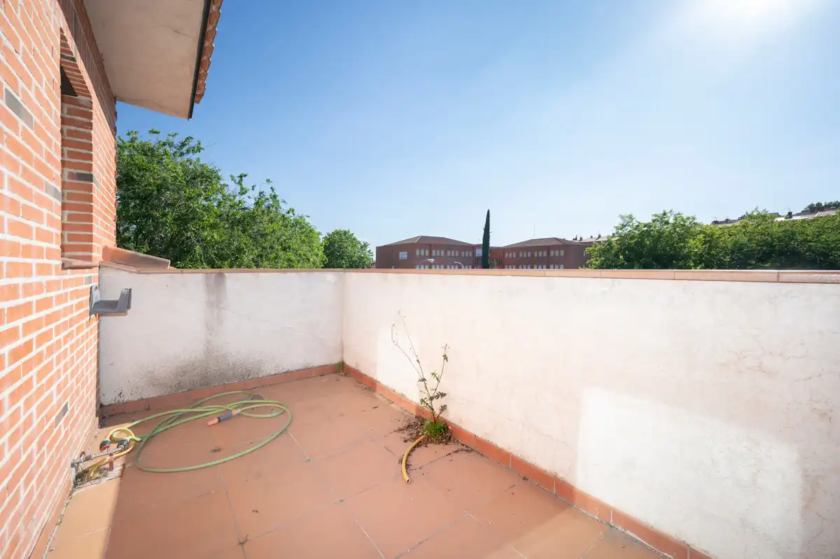 Terraza de Casa adosada en venta en Colmenar Viejo con Calefacción, Parquet y Terraza