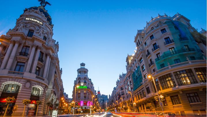 Vista exterior de Pis en venda en  Madrid Capital amb Aire condicionat, Calefacció i Moblat