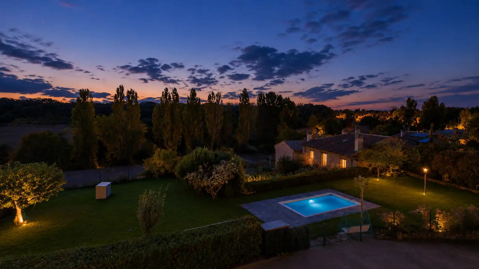 Jardín de Casa o chalet en venta en Olóriz / Oloritz con Aire acondicionado, Calefacción y Jardín privado
