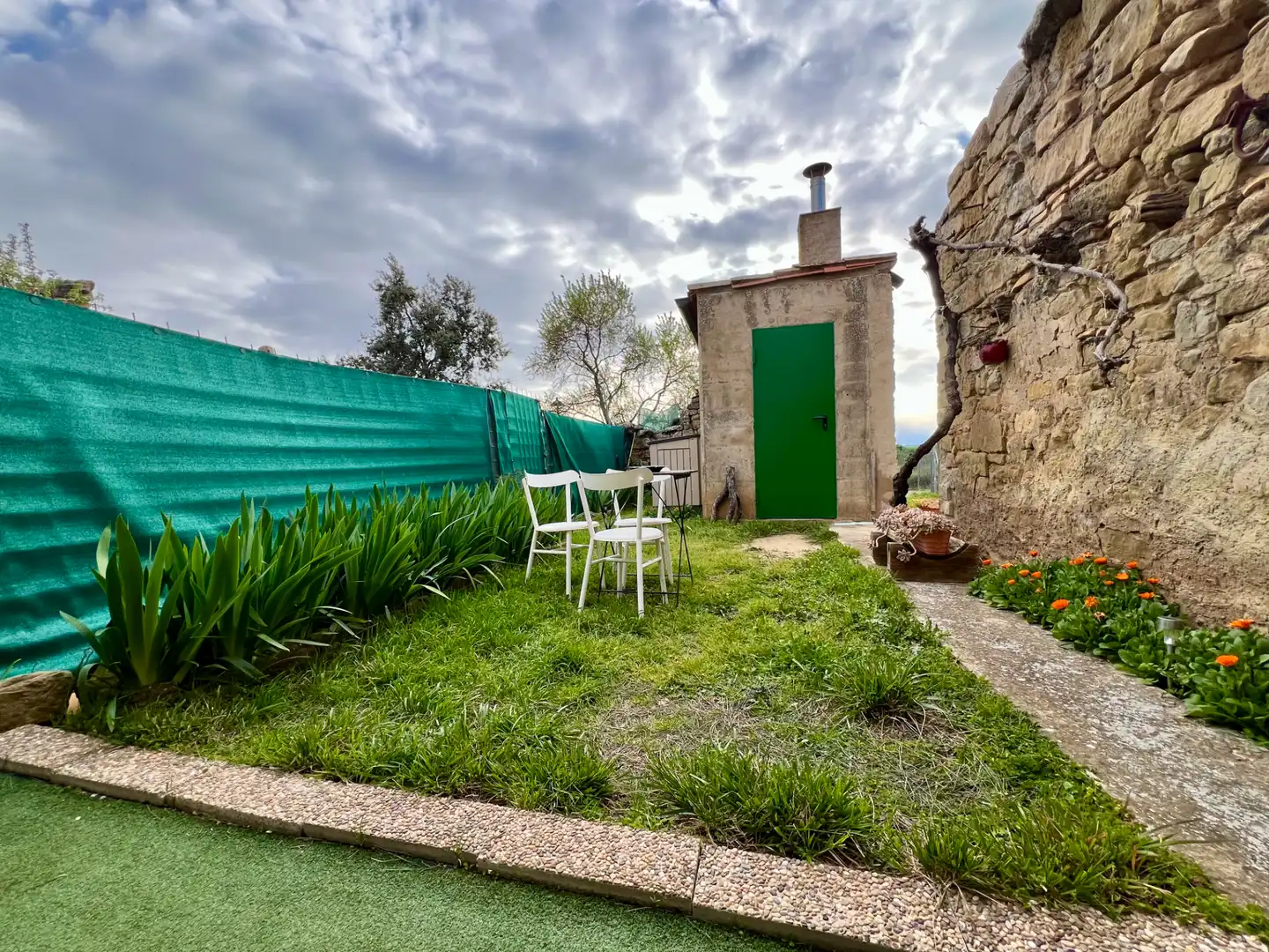 Jardín de Casa o chalet en venta en Ayerbe con Calefacción, Terraza y Amueblado