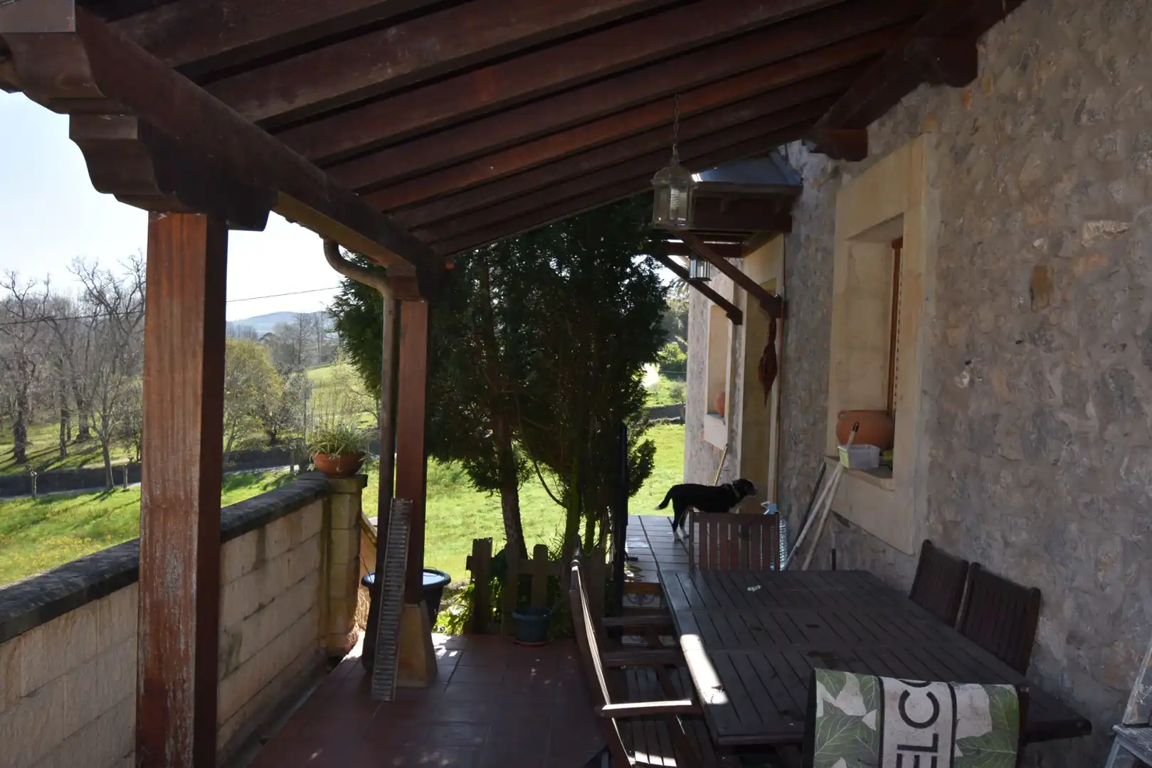 Terraza de Casa o chalet en venta en Medio Cudeyo con Calefacción, Jardín privado y Piscina