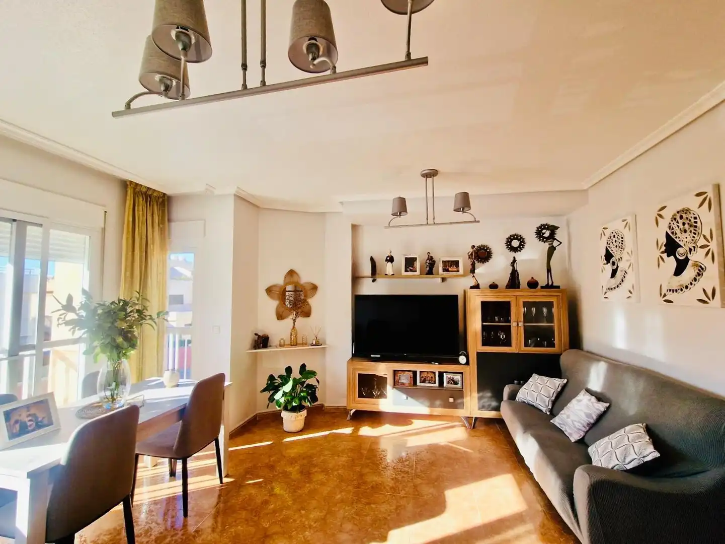 Sala de estar de Casa o chalet en venta en Águilas con Aire acondicionado, Calefacción y Terraza