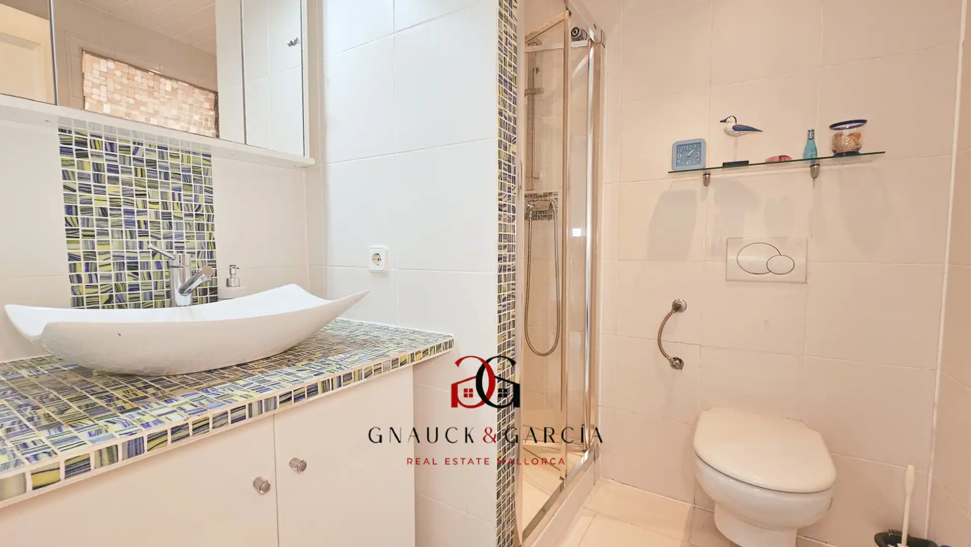 Badezimmer von Wohnung zum Verkauf in Calvià mit Klimaanlage, Heizung und Terrasse