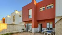 Exterior view of Single-family semi-detached for sale in Bormujos  with Air Conditioner, Parquet flooring and Terrace