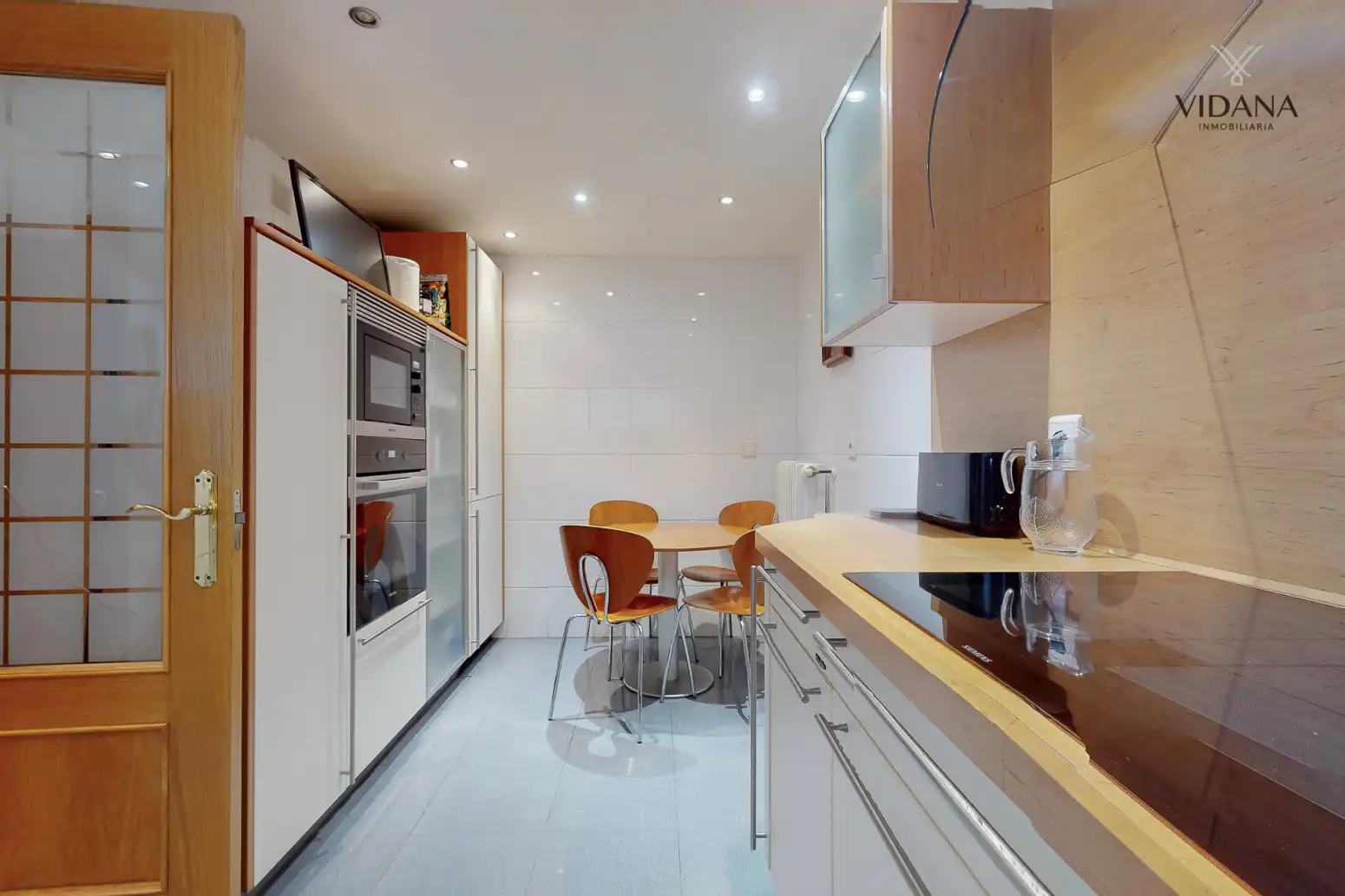 Cocina de Ático en venta en  Pamplona / Iruña con Calefacción, Jardín privado y Parquet
