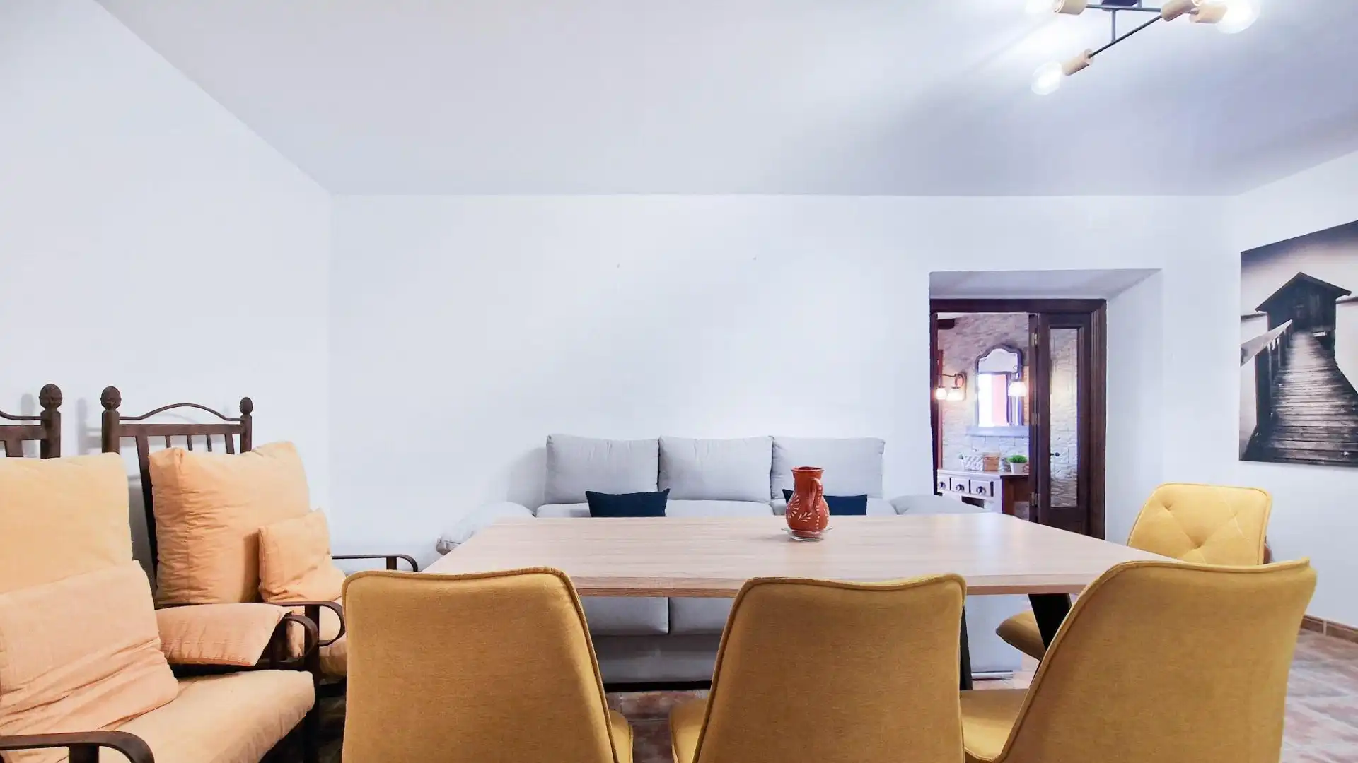 Comedor de Casa o chalet en venta en Nogales con Calefacción, Jardín privado y Terraza