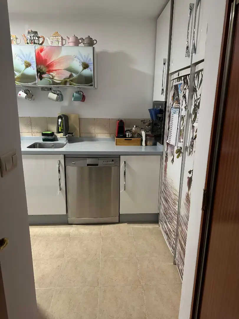 Cocina de Casa o chalet en venta en Alcalá del Río con Aire acondicionado, Jardín privado y Amueblado