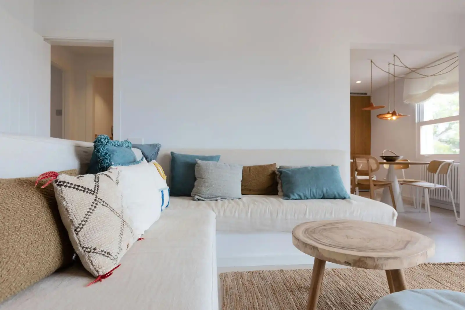 Wohnzimmer von Wohnungen zum Verkauf in Palafrugell mit Heizung, Terrasse und Möbliert