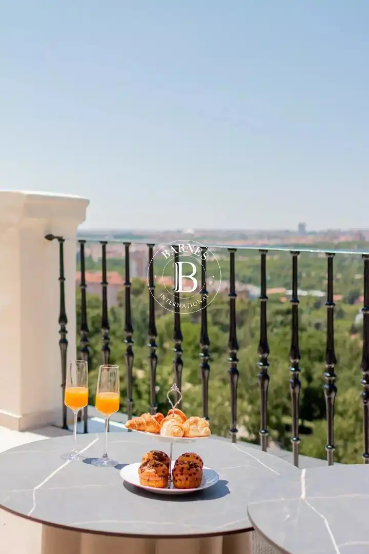 Balcony of Flat for rent in Madrid  with Air Conditioner, Heating and Terrace