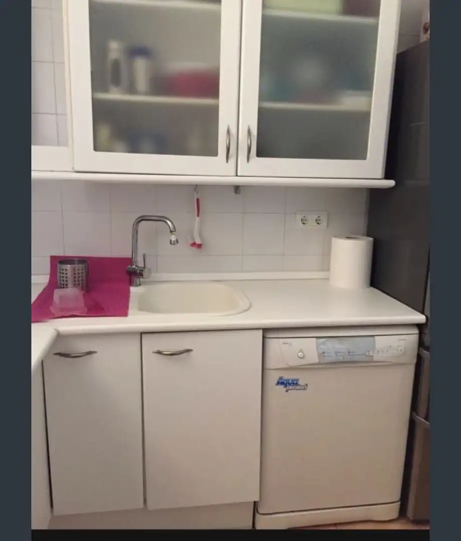 Cocina de Piso para compartir en San Roque con Jardín privado, Parquet y Terraza