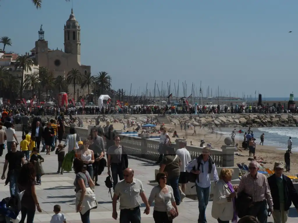 Vista exterior de Local en venda en Sitges