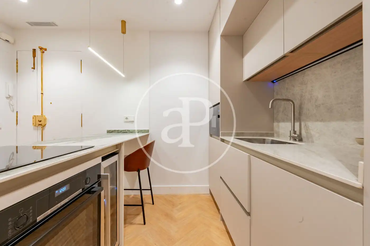Kitchen of Flat for sale in Barrio de Salamanca