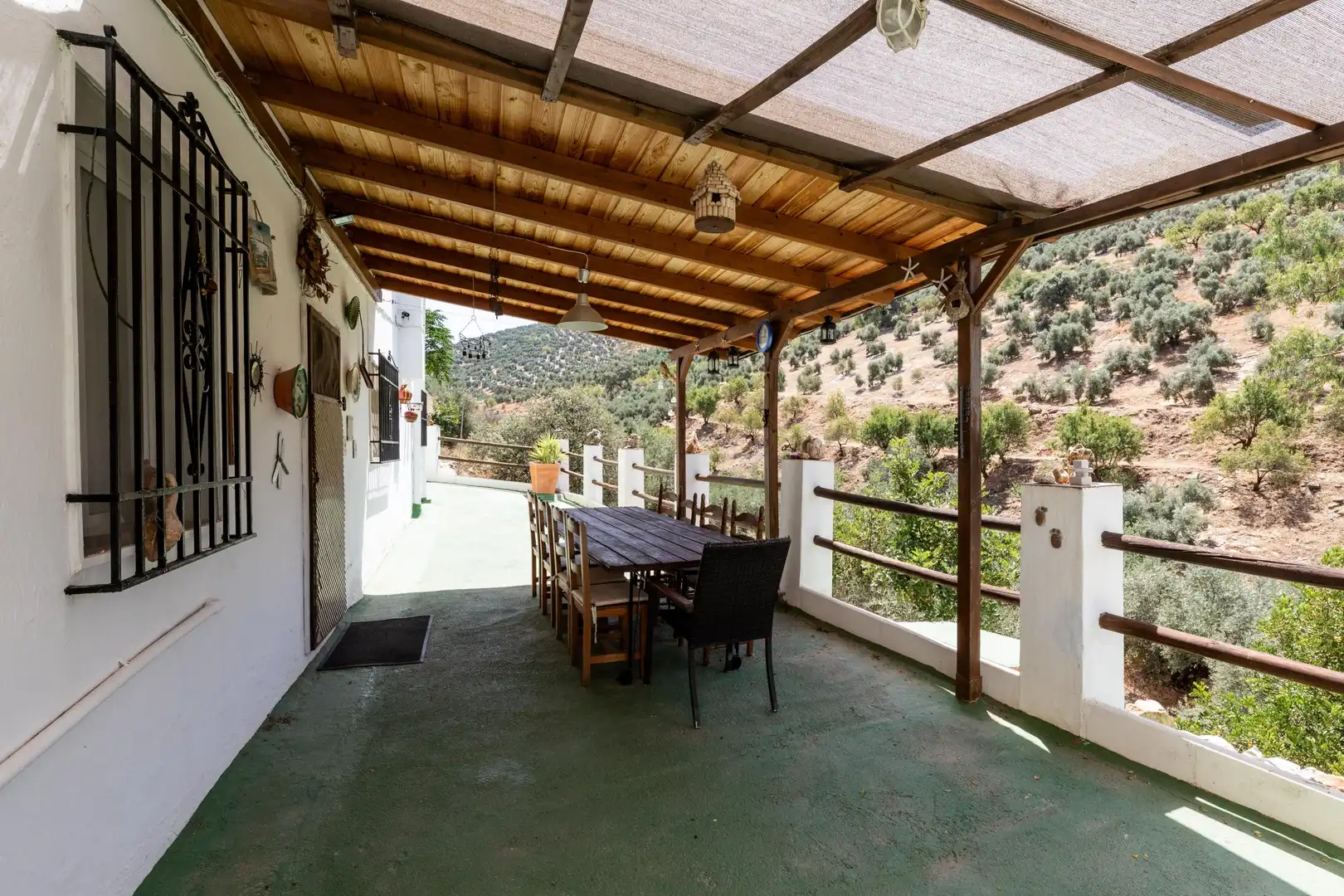 Terrassa de Finca rústica en venda en Cuevas de San Marcos amb Calefacció, Jardí privat i Terrassa