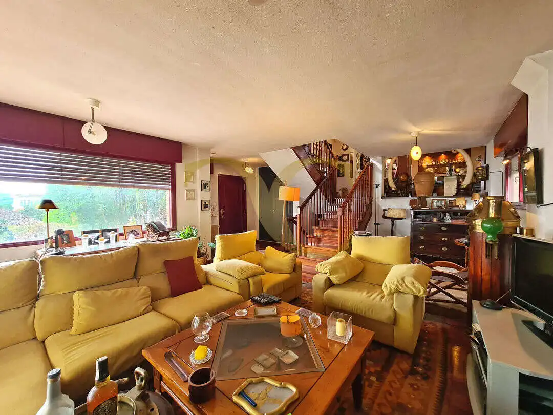 Living room of Houses for sale in Gijón   with Heating, Private garden and Terrace