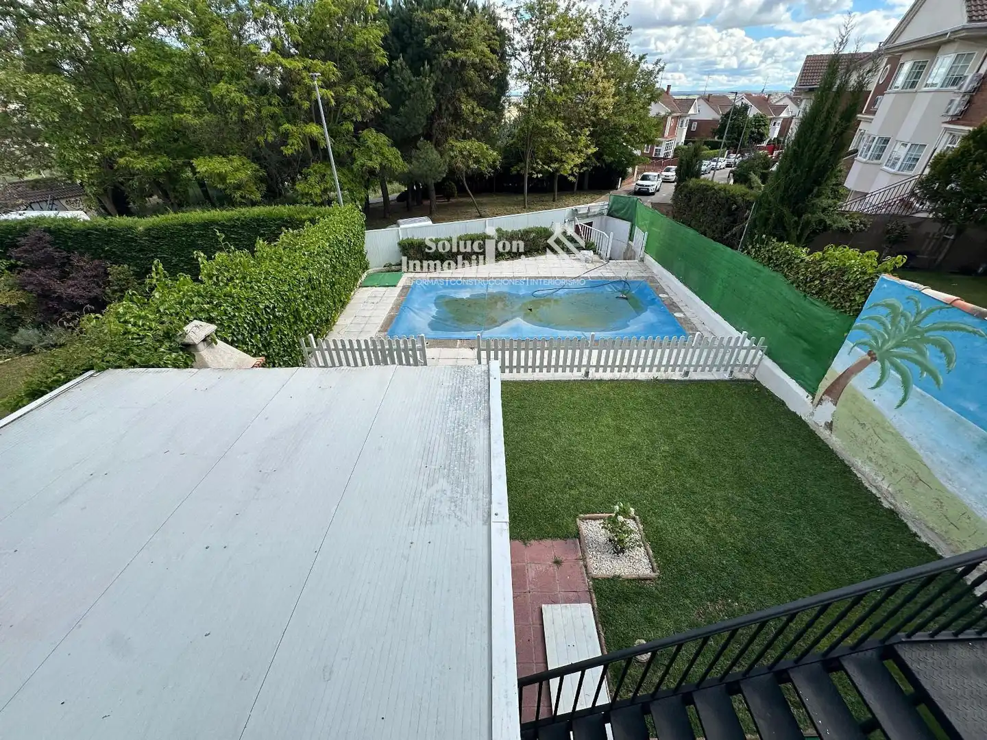Piscina de Casa adosada en venta en Cabrerizos con Calefacción, Terraza y Piscina