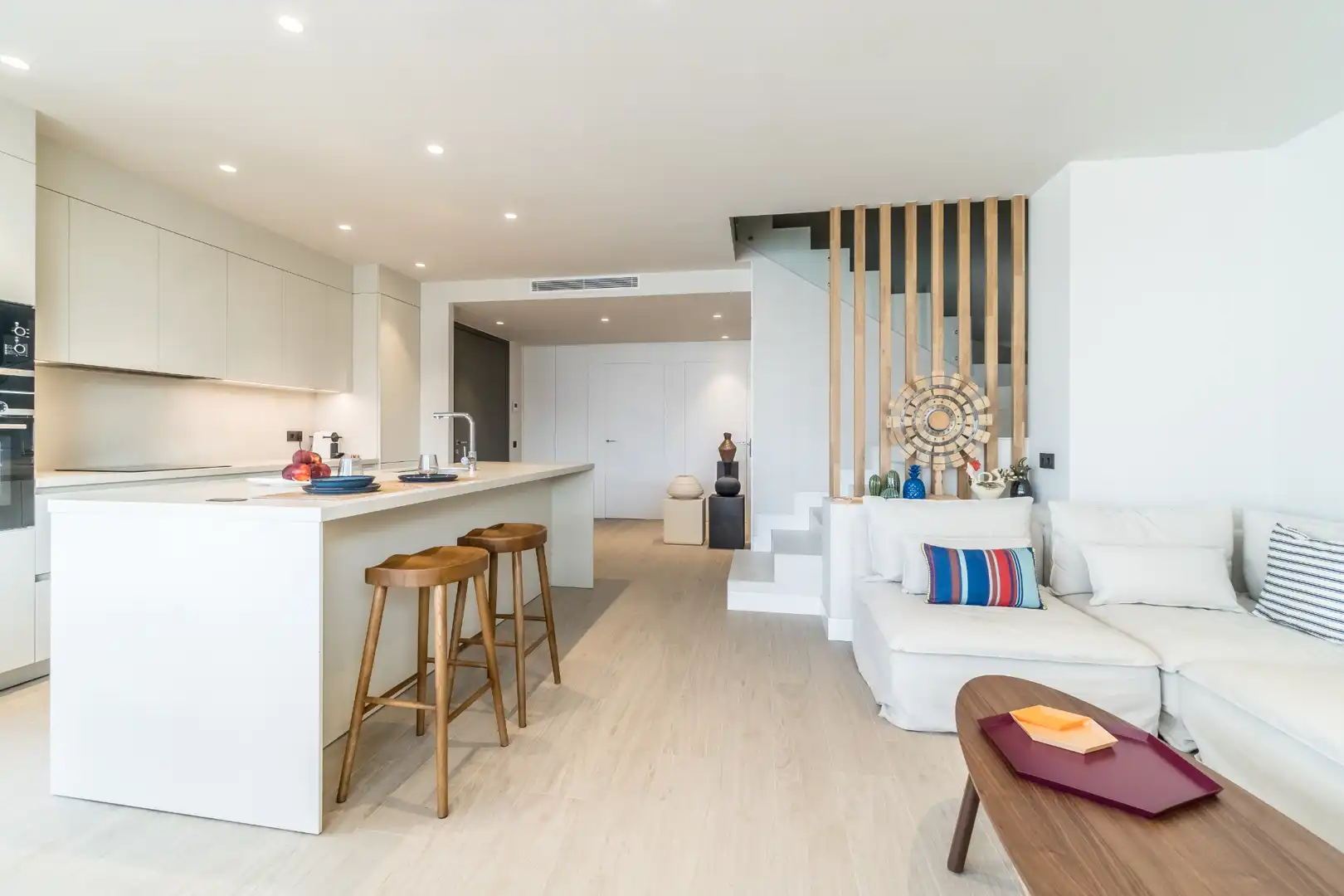 Cocina de Casa adosada de alquiler en Cambrils con Aire acondicionado, Calefacción y Jardín privado