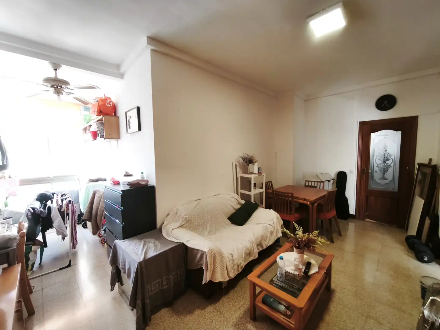 Sala de estar de Piso en venta en Barcelona con Horno y Balcón