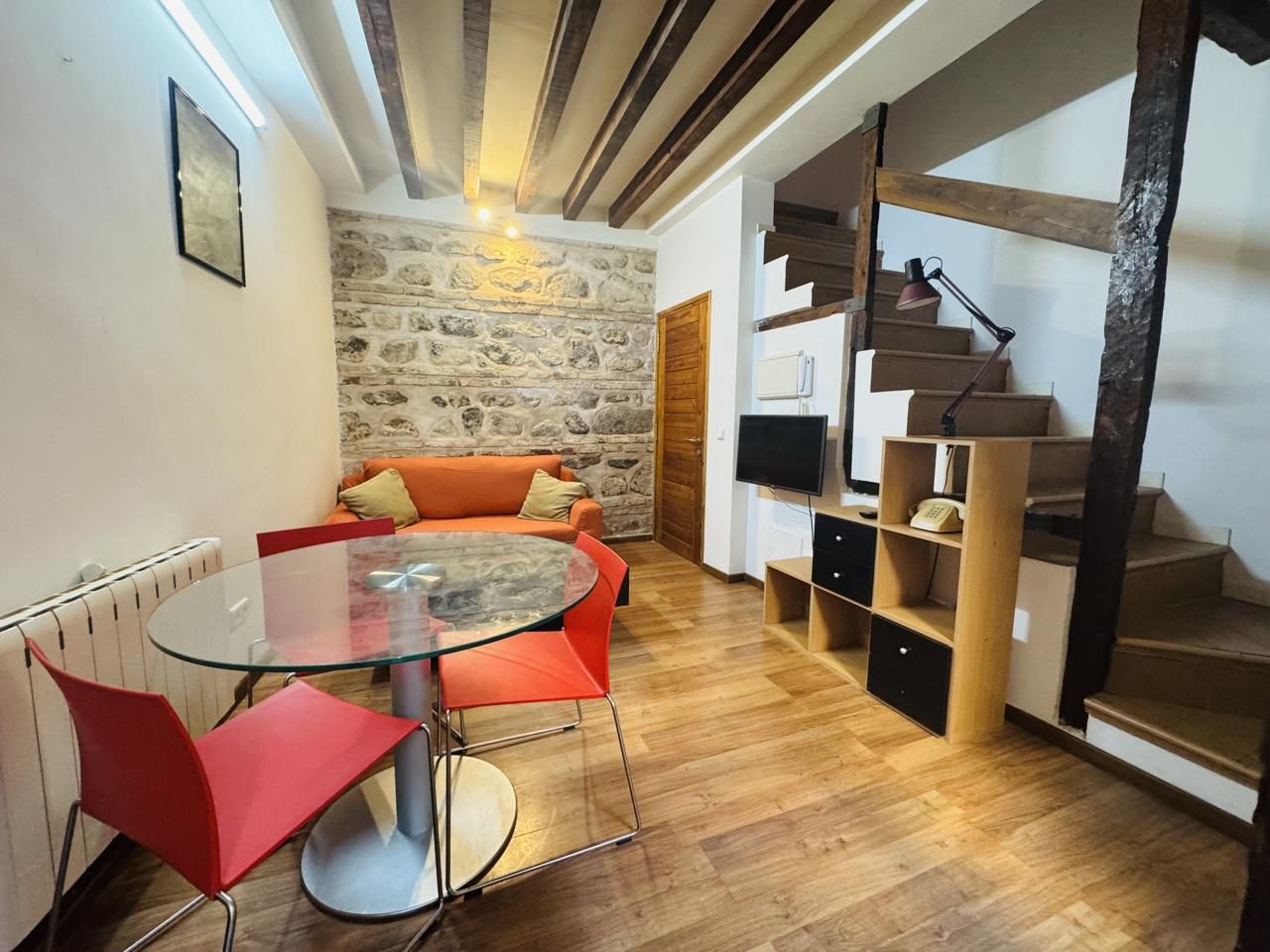 Sala d'estar de Dúplex en venda en  Toledo Capital amb Aire condicionat, Calefacció i Terrassa