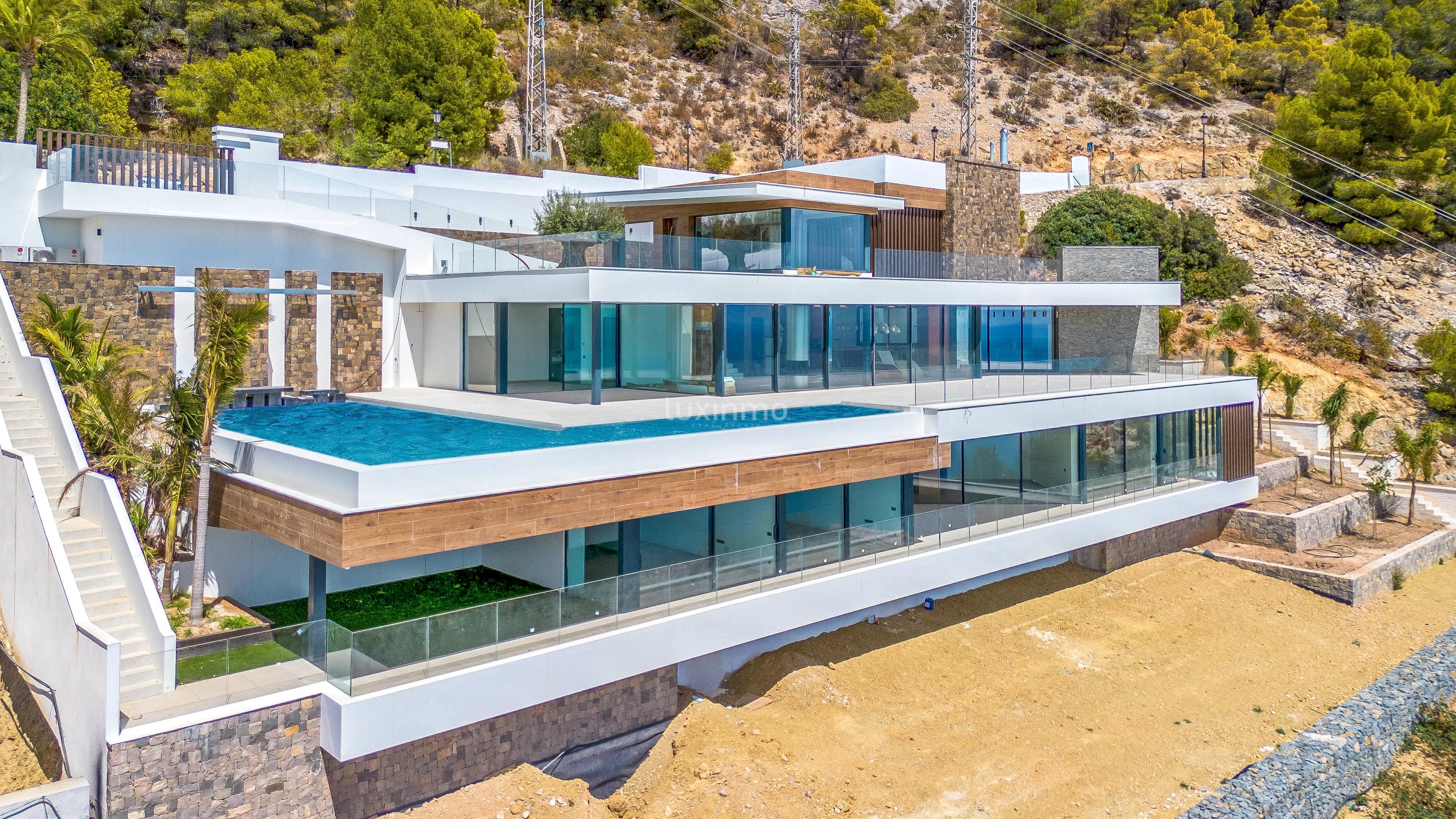 Vista exterior de Casa o chalet en venta en Altea con Aire acondicionado, Calefacción y Terraza