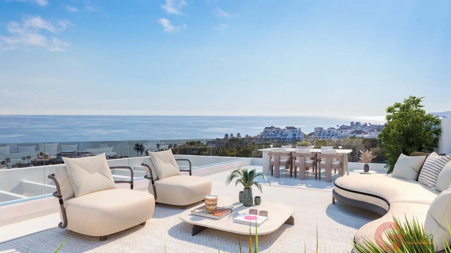 Terrace of Duplex for sale in Estepona  with Terrace, Storage room and Community pool