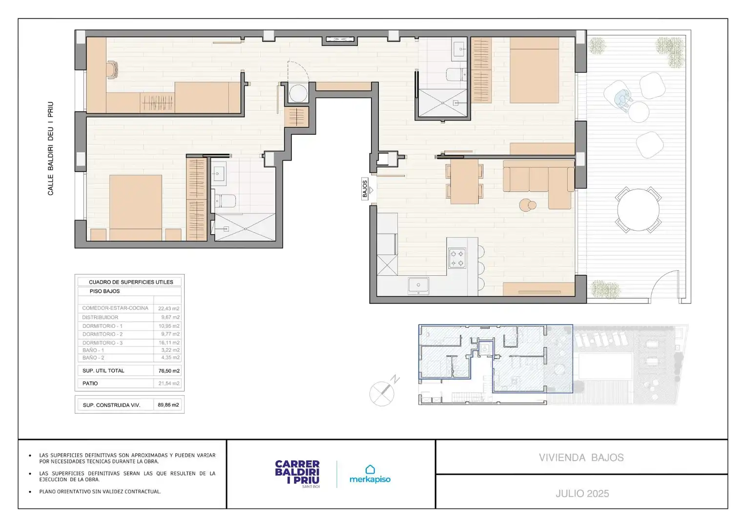 Ground floor for sale in Sant Boi de Llobregat  with Private garden, Terrace and Balcony