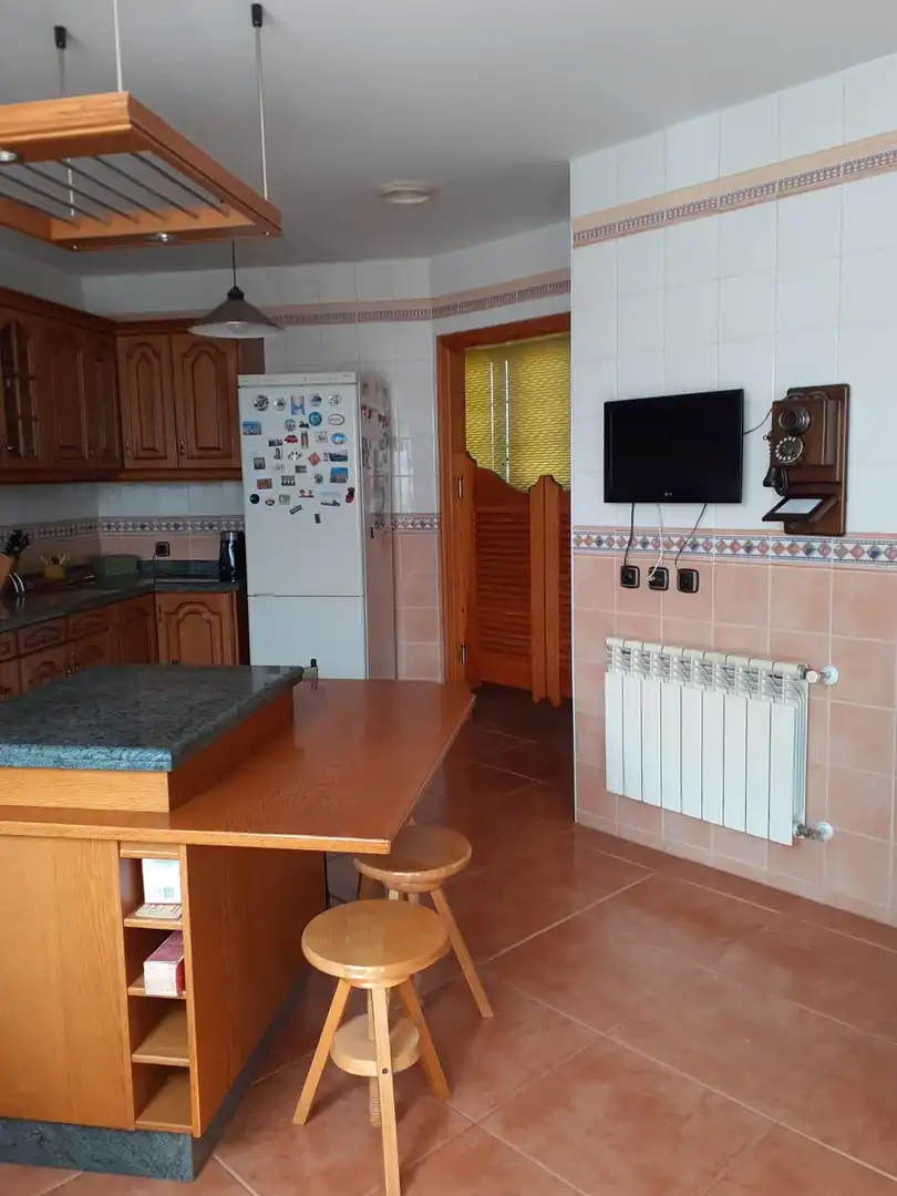 Cuina de Casa o xalet en venda en Villarejo de Órbigo amb Jardí privat, Terrassa i Traster