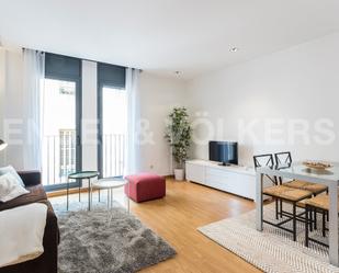 Sala d'estar de Apartament de lloguer en  Barcelona Capital amb Aire condicionat