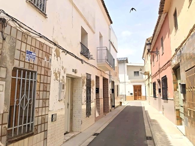 Vista exterior de Casa adosada en venda en Real