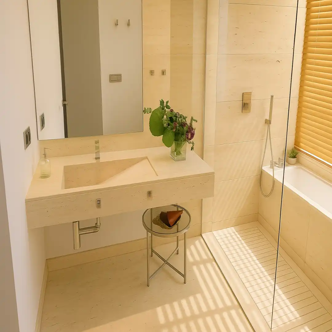 Bany de Casa o xalet en venda en Marbella amb Aire condicionat, Jardí privat i Parquet