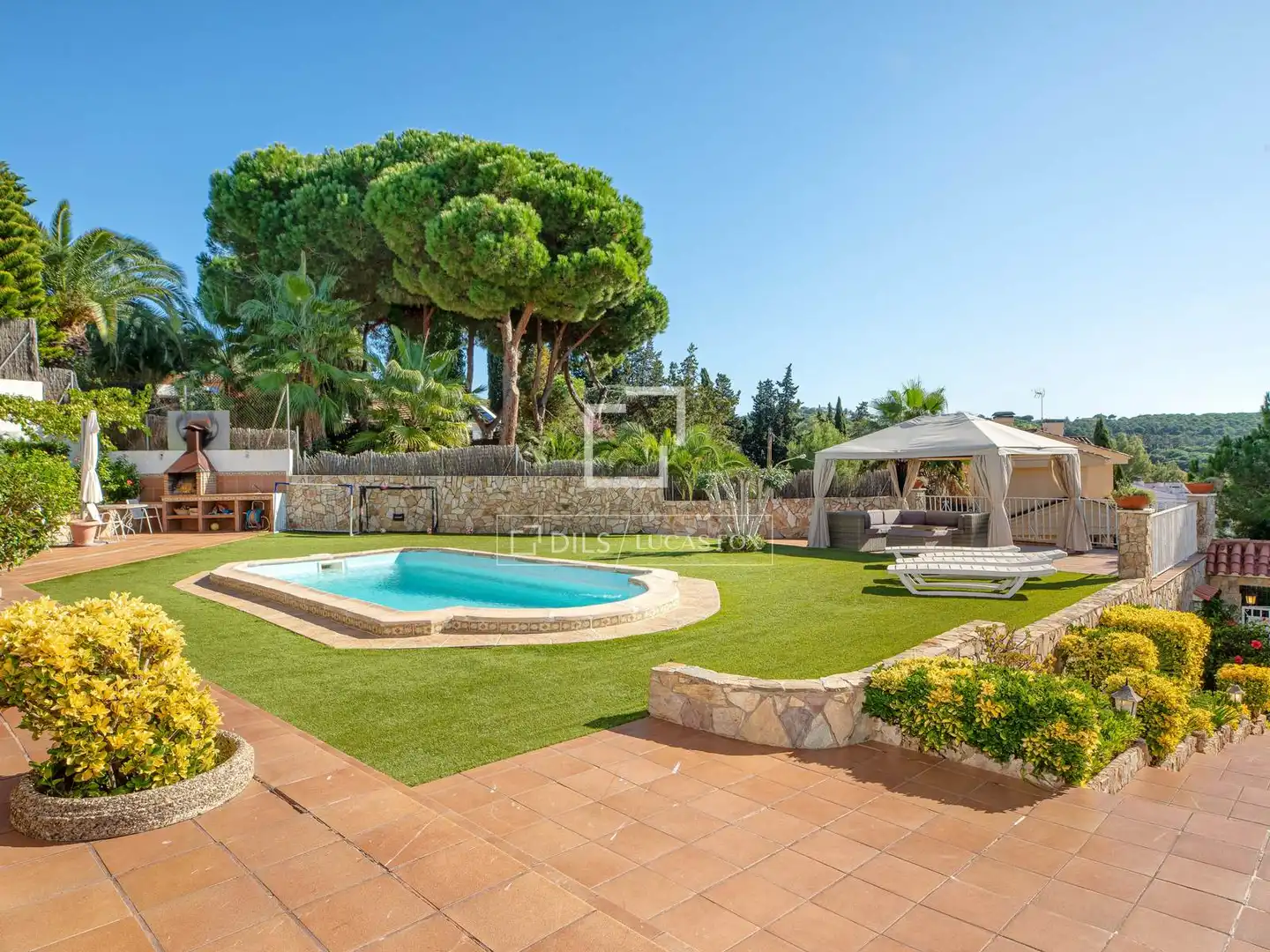 Jardí de Casa o xalet en venda en Lloret de Mar amb Aire condicionat, Calefacció i Jardí privat