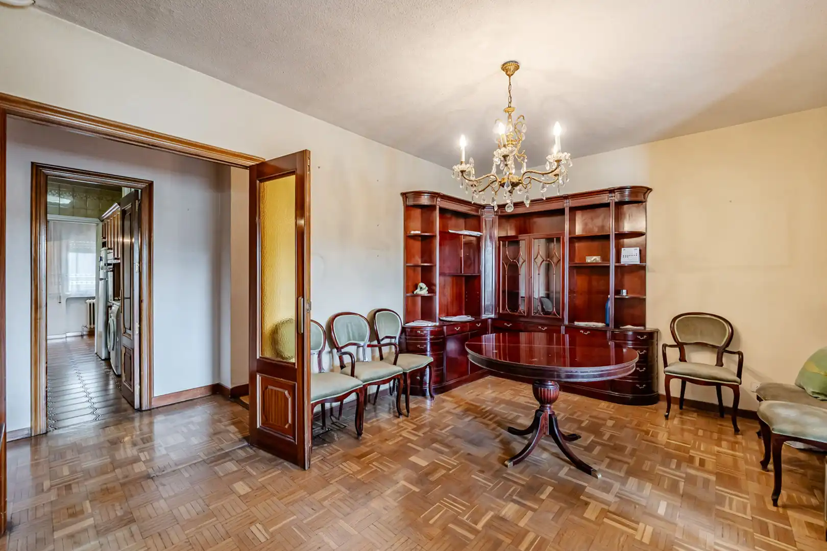 Esszimmer von Wohnung zum Verkauf in Madrid mit Heizung, Terrasse und Möbliert