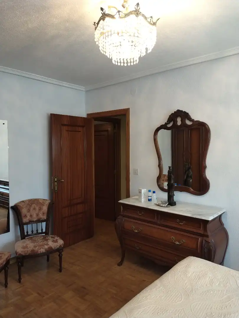 Bedroom of Flat for rent in Bembibre  with Heating, Parquet flooring and Storage room