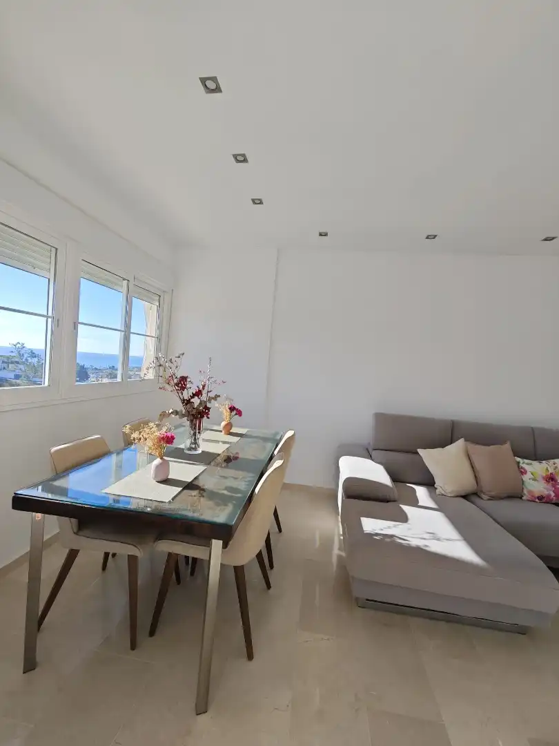 Esszimmer von Wohnung zum Verkauf in Vélez-Málaga mit Klimaanlage, Terrasse und Gemeinschaftspool