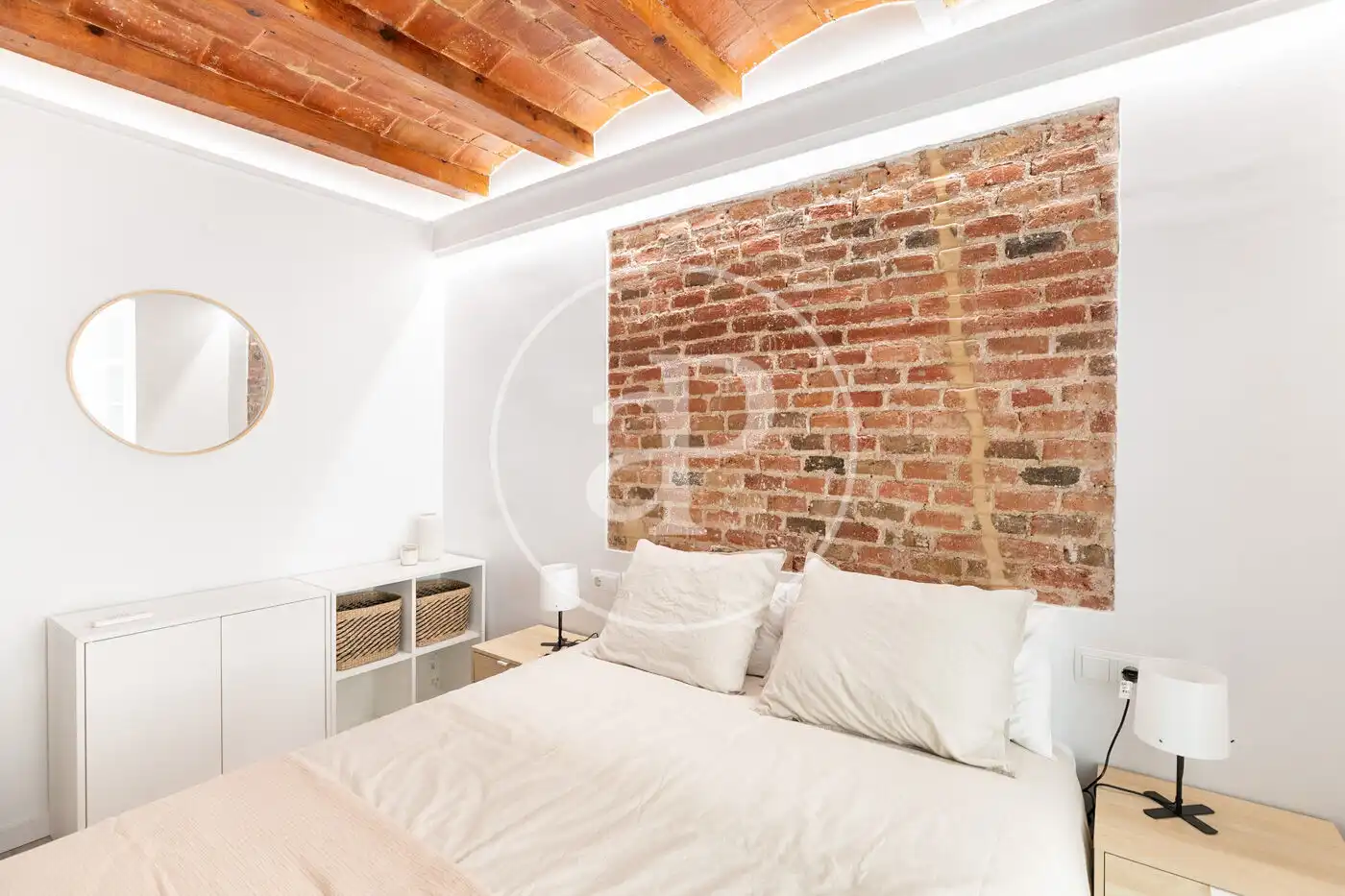 Schlafzimmer von Wohnung zum Verkauf in Barcelona mit Klimaanlage, Heizung und Terrasse