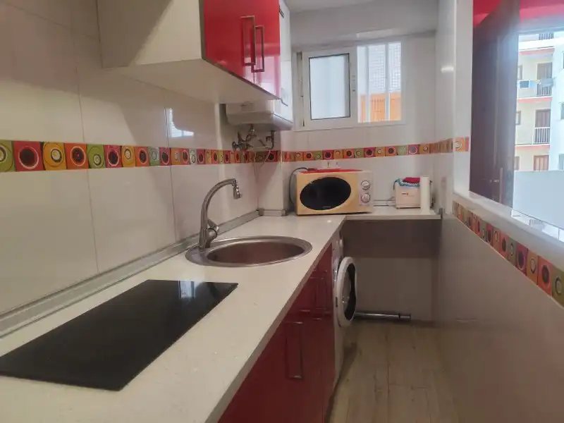 Cocina de Apartamento en venta en Cullera con Aire acondicionado, Parquet y Terraza
