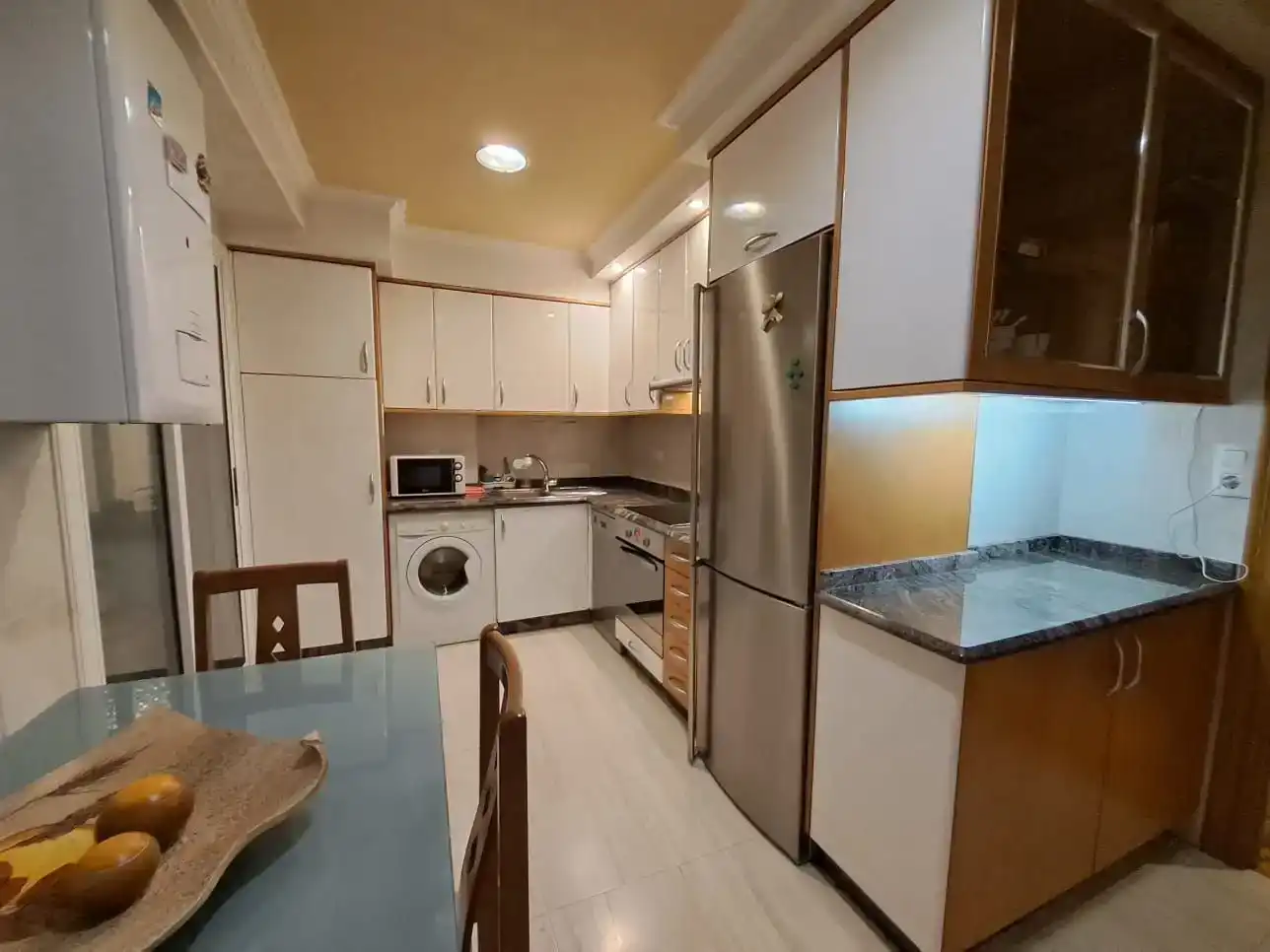 Kitchen of Flat for rent in Ourense Capital   with Air Conditioner