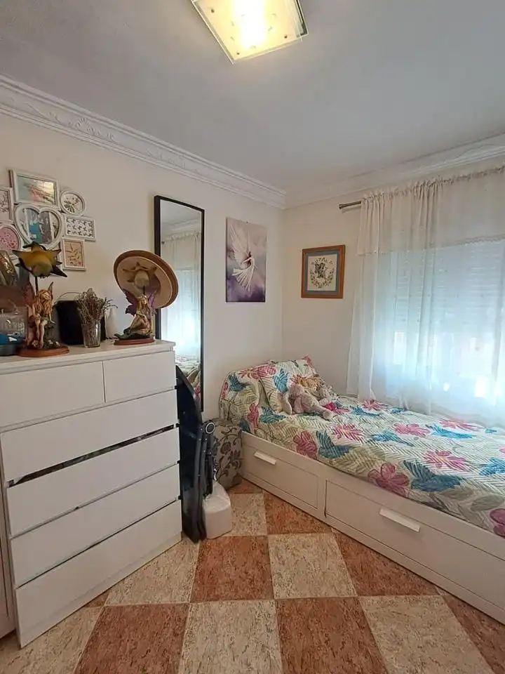 Bedroom of Flat for sale in Málaga