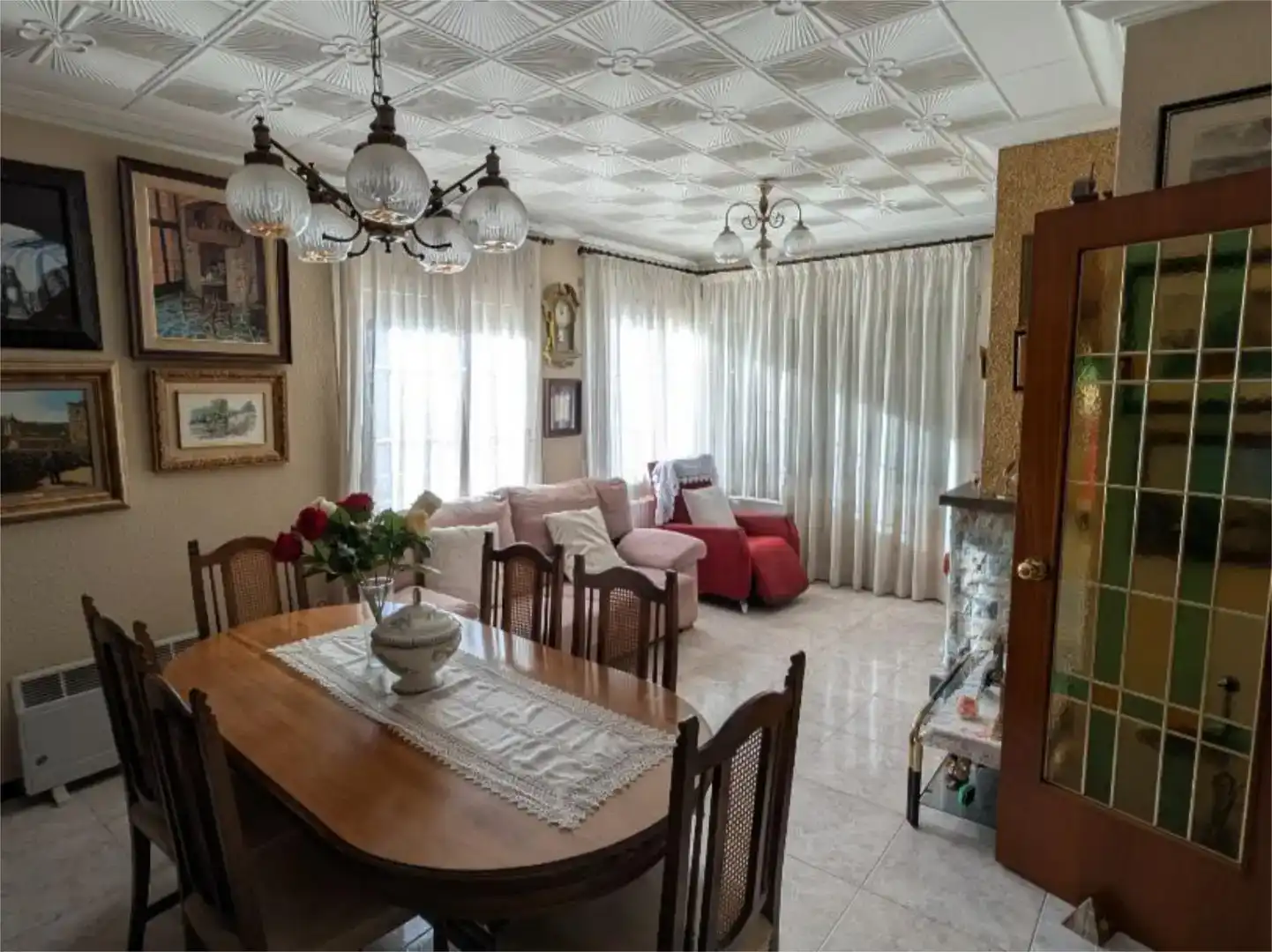 Living room of Detached homes for sale in Olot  with Storage room, Furnished and Balcony