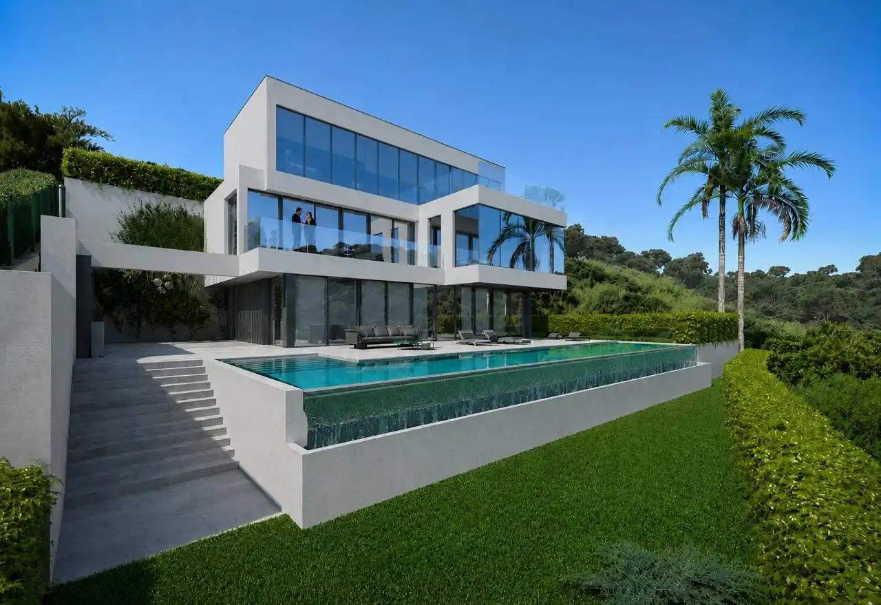 Vista exterior de Casa o chalet en venta en Arenys de Mar con Aire acondicionado, Calefacción y Jardín privado