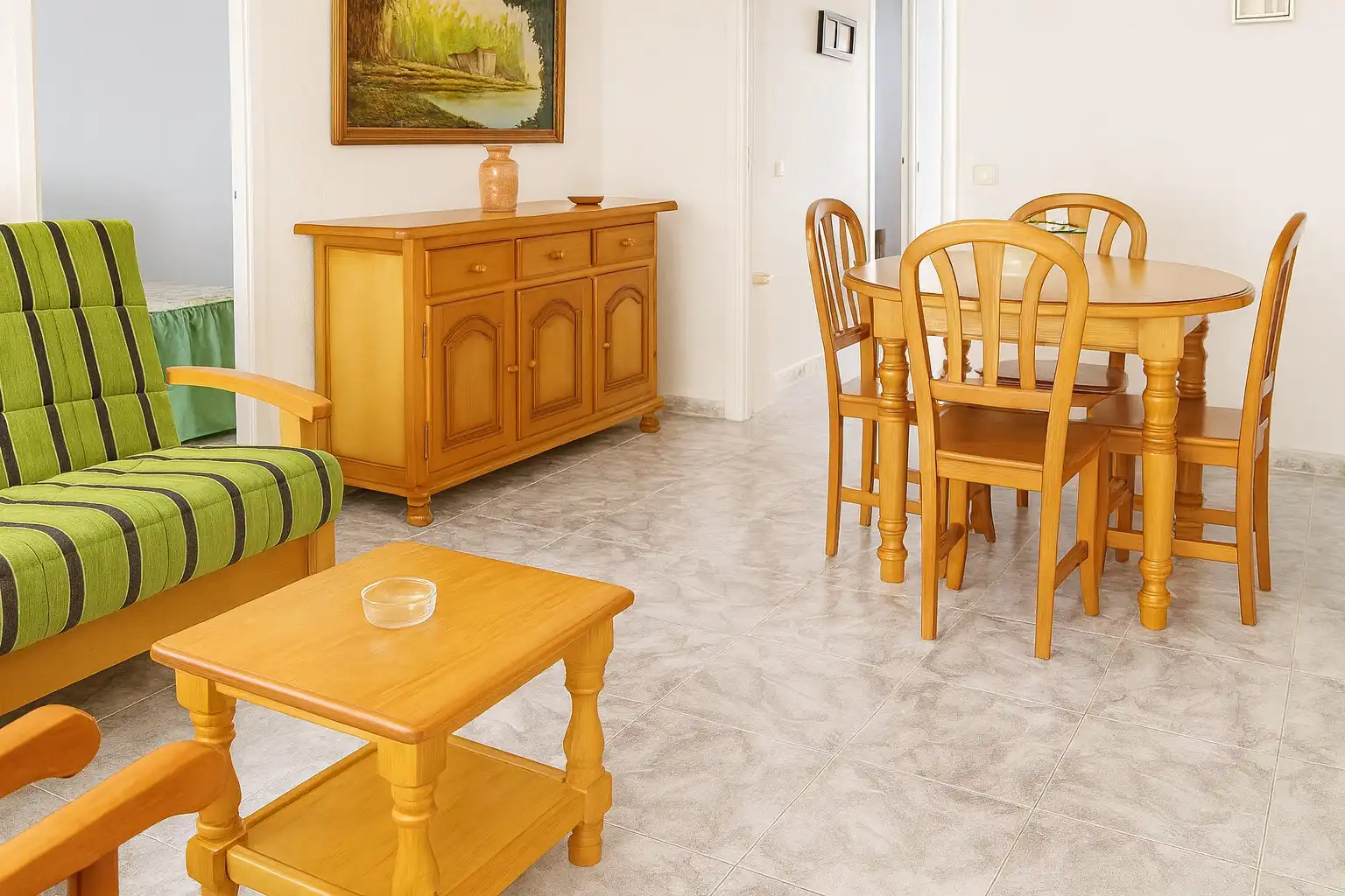 Living room of Apartments for rent in Peñíscola / Peníscola  with Air Conditioner, Heating and Terrace