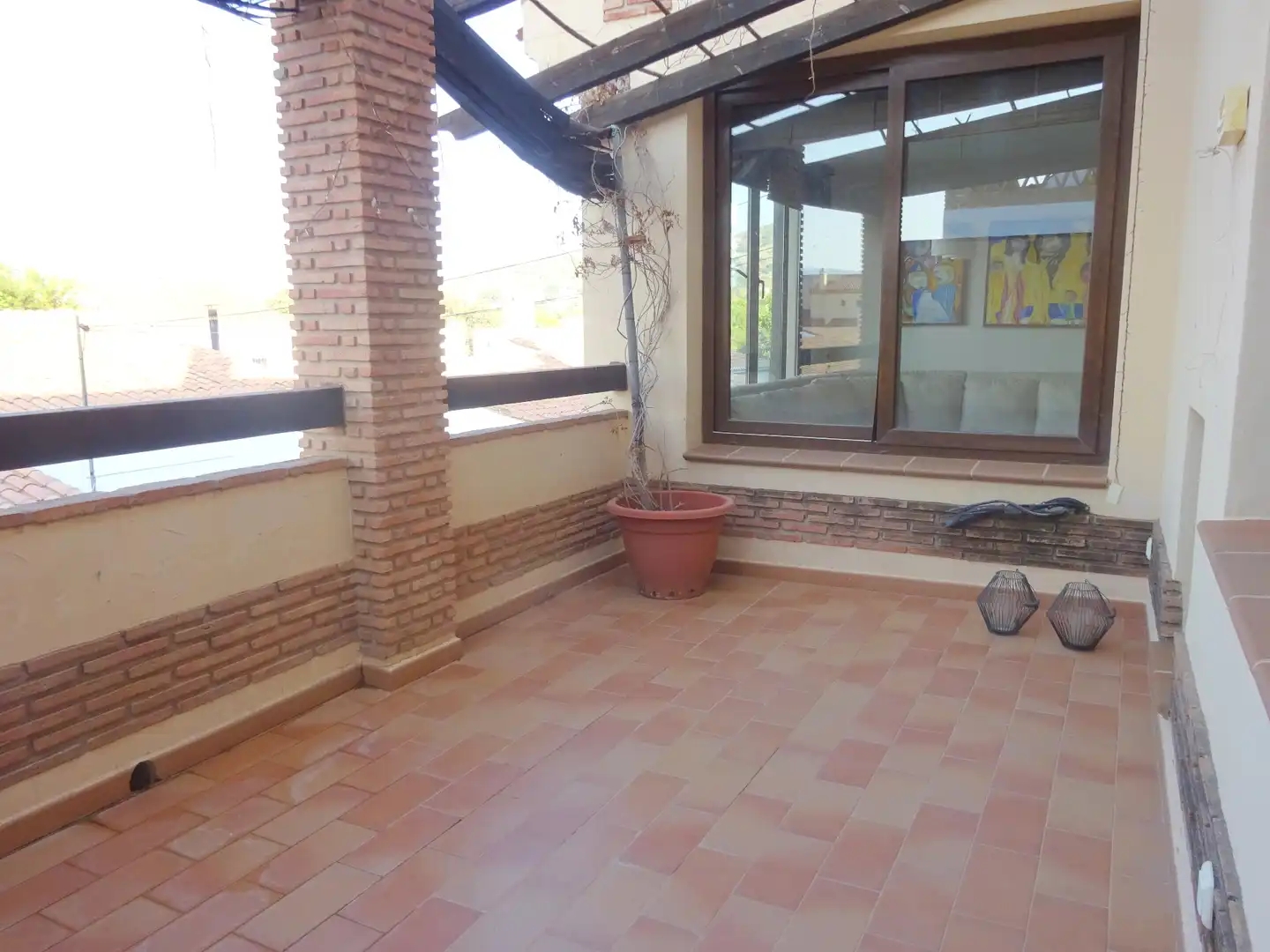 Terrassa de Casa adosada en venda en Alhaurín de la Torre amb Aire condicionat, Jardí privat i Terrassa