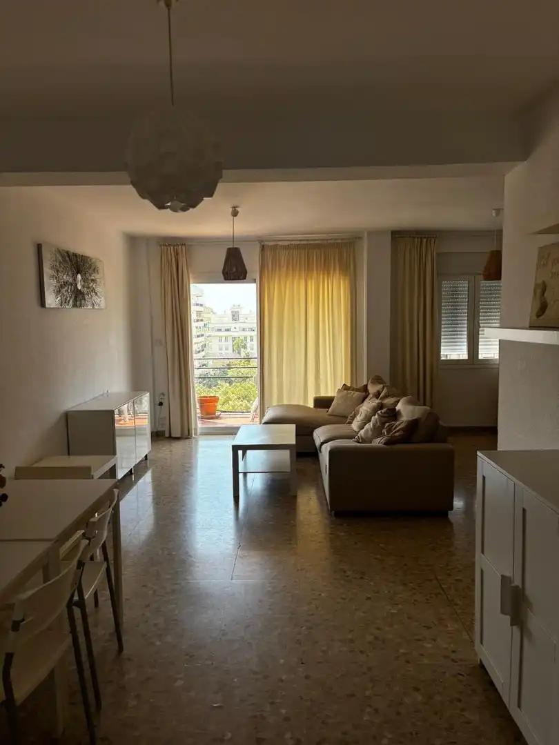 Wohnzimmer von Wohnungen zur Miete in Marbella mit Terrasse, Möbliert und Gemeinschaftspool