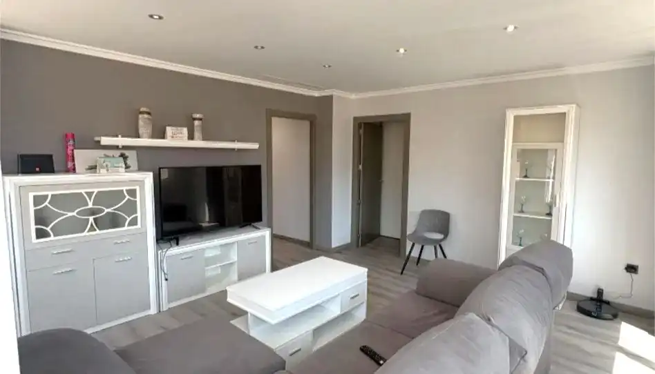 Living room of Flat for sale in Totana  with Air Conditioner, Furnished and Balcony