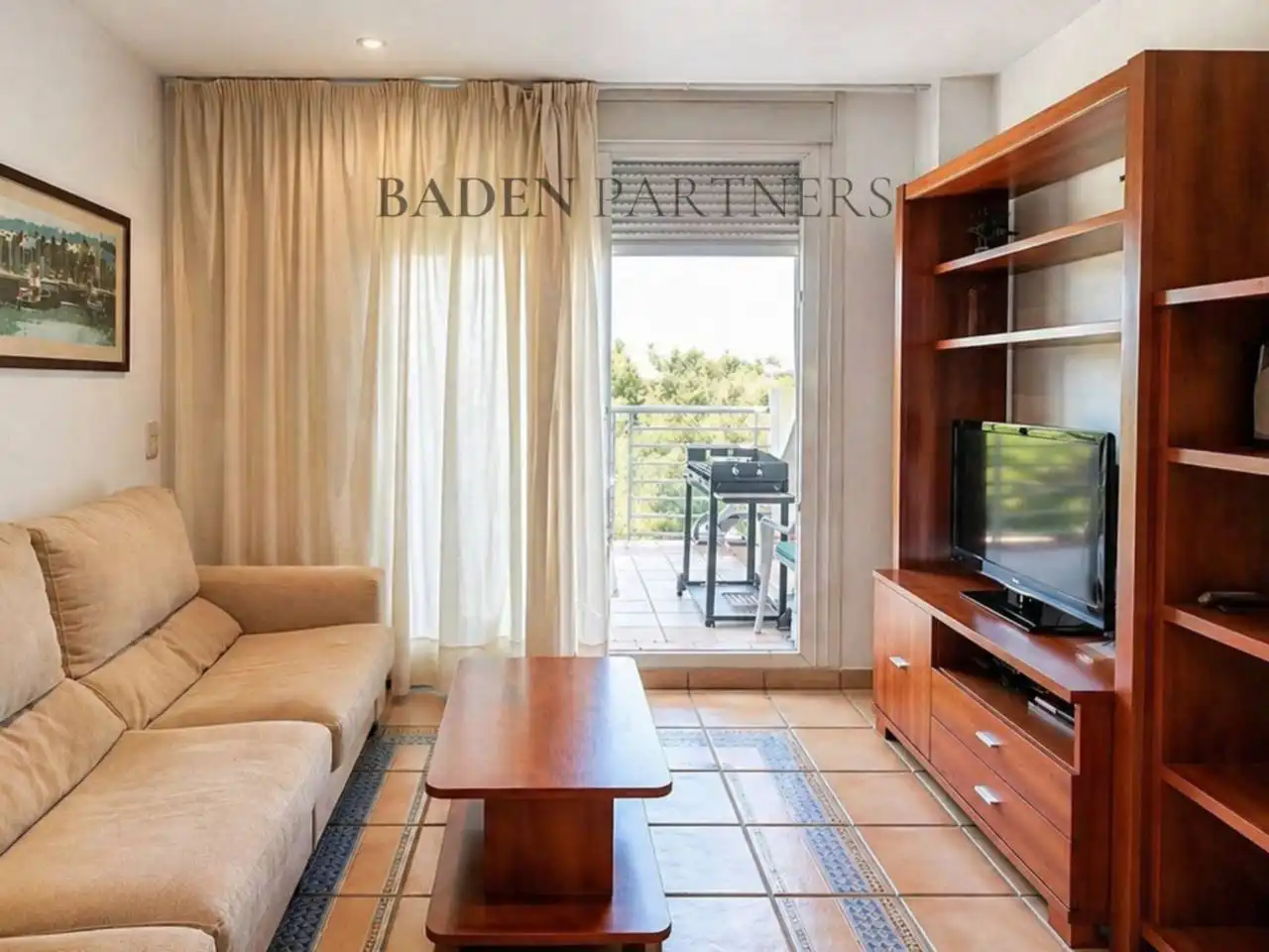 Wohnzimmer von Wohnung zum Verkauf in San Jorge / Sant Jordi mit Klimaanlage, Heizung und Terrasse