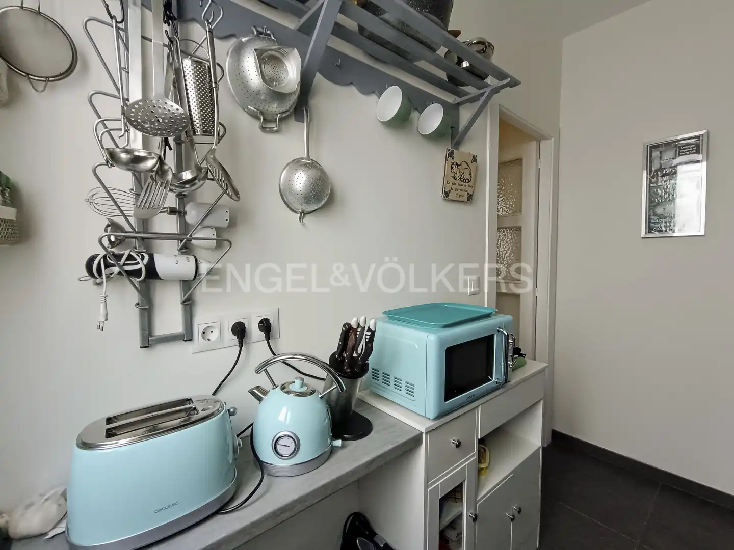 Kitchen of Flat for rent in Madrid  with Air Conditioner, Heating and Furnished