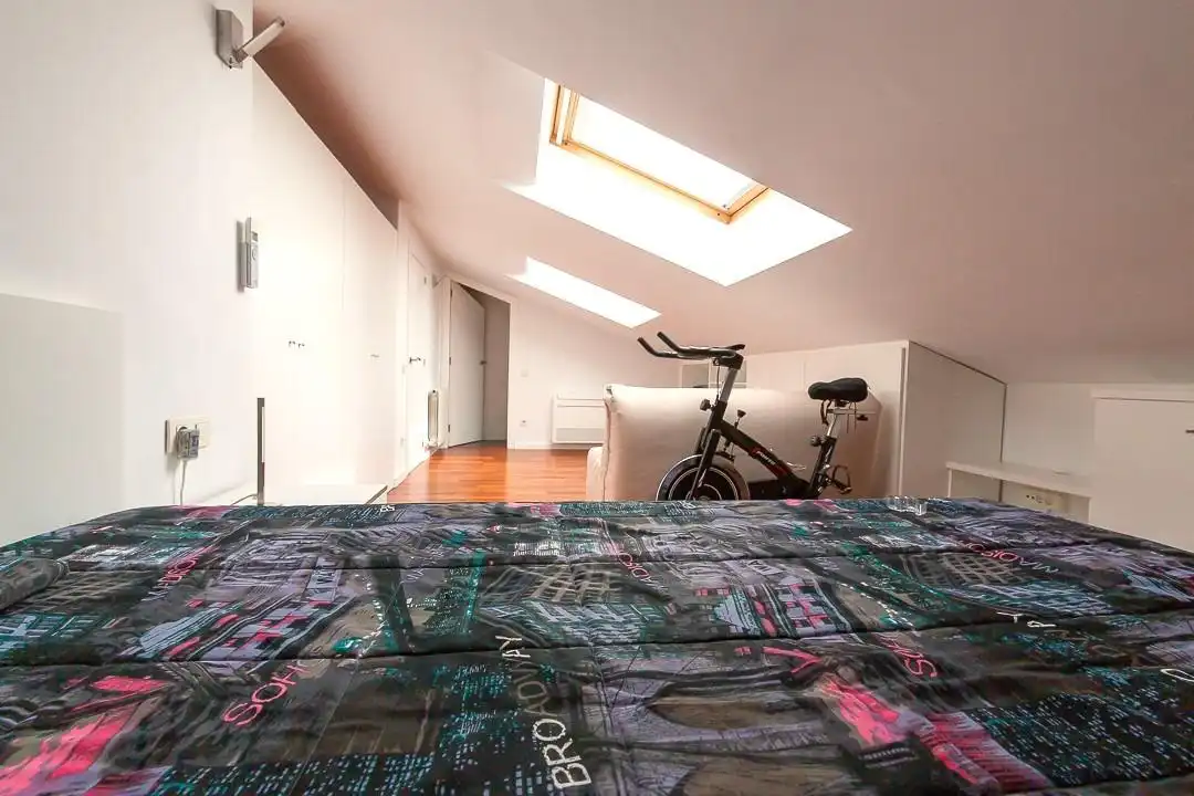 Bedroom of Attic for sale in Sant Cugat del Vallès  with Air Conditioner, Heating and Private garden