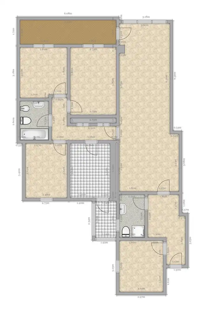 Flat for sale in Sevilla  with Air Conditioner, Terrace and Furnished