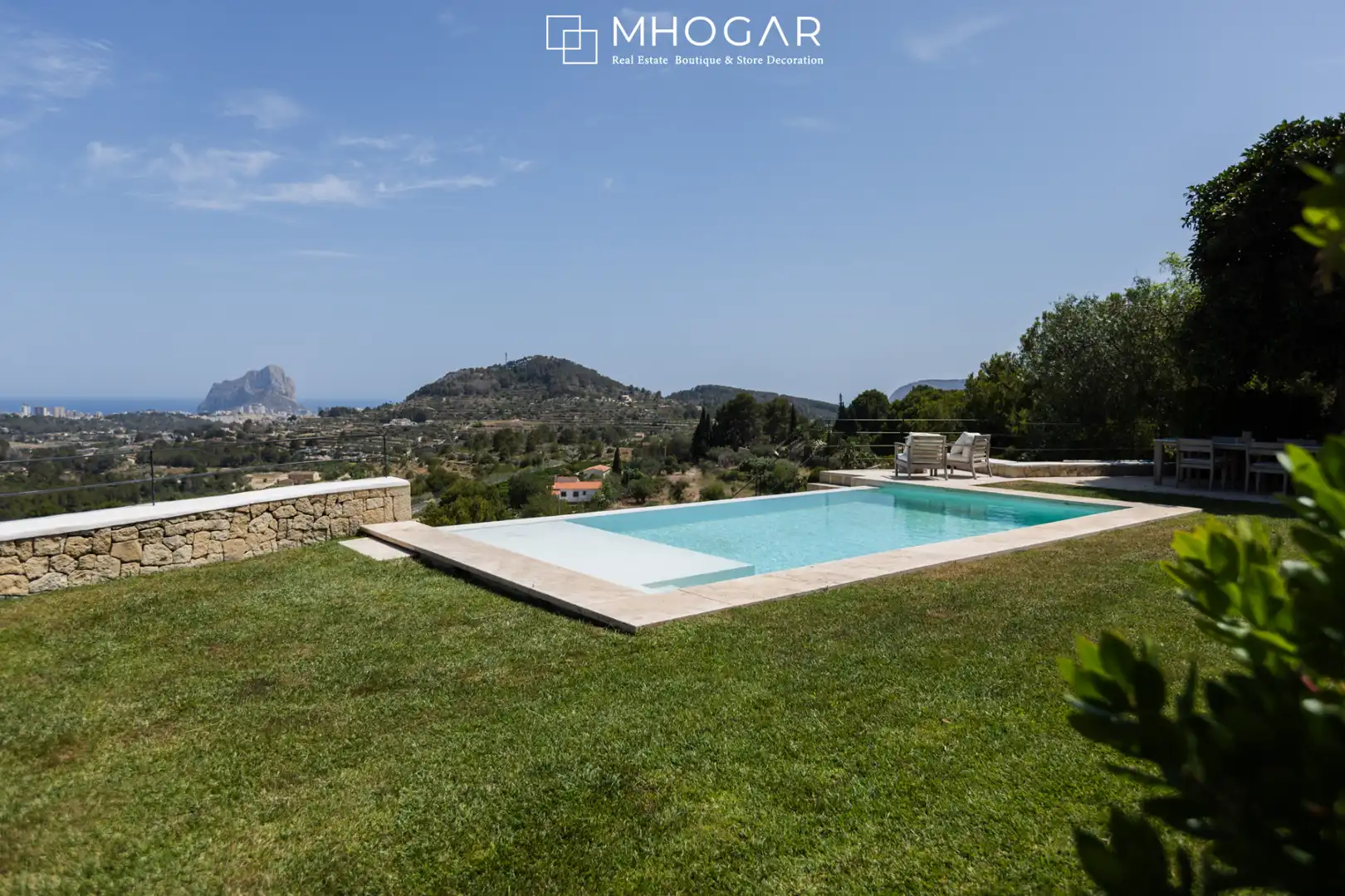 Piscina de Finca rústica de lloguer en Benissa amb Aire condicionat, Calefacció i Jardí privat