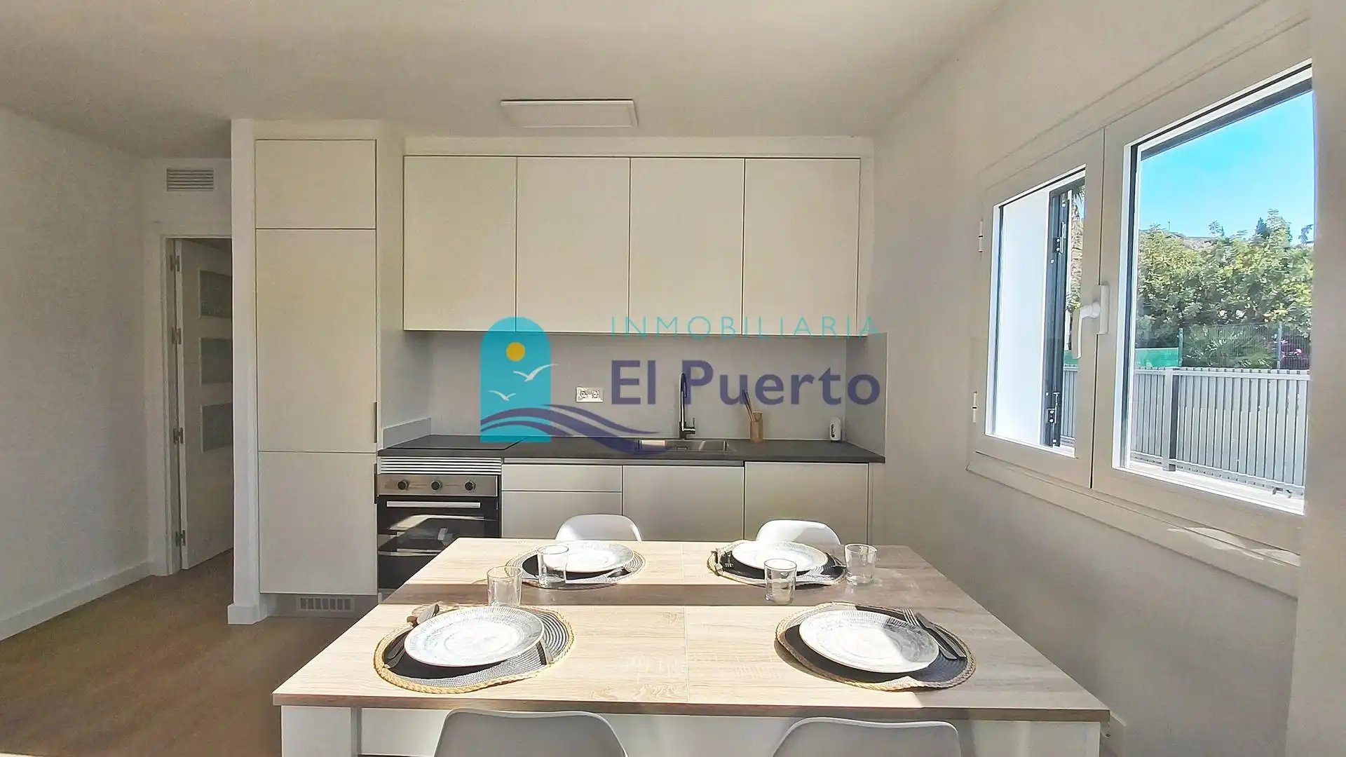 Cuina de Apartament en venda en Mazarrón amb Terrassa, Alarma i Piscina comunitària